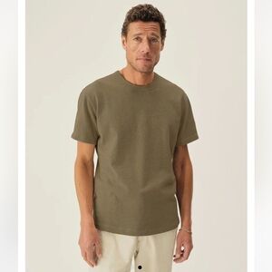 Buck Mason Sz XL FIELD-SPEC COTTON HEAVY TEE Green